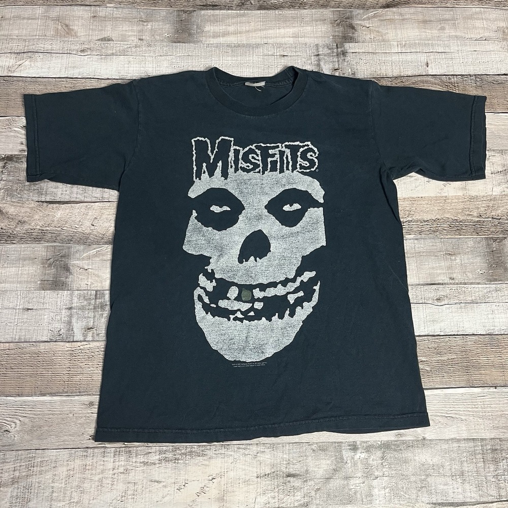 Misfits Shirt Size Small Black Y2K 2007 Punk Rock Band Tee Crimson Ghost